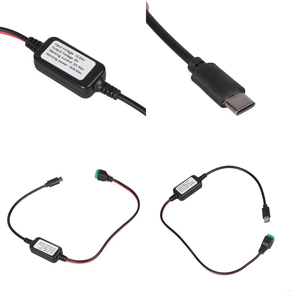 Electronics And Gadgets With C - Câble convertisseur tension abaisseur 2 broches