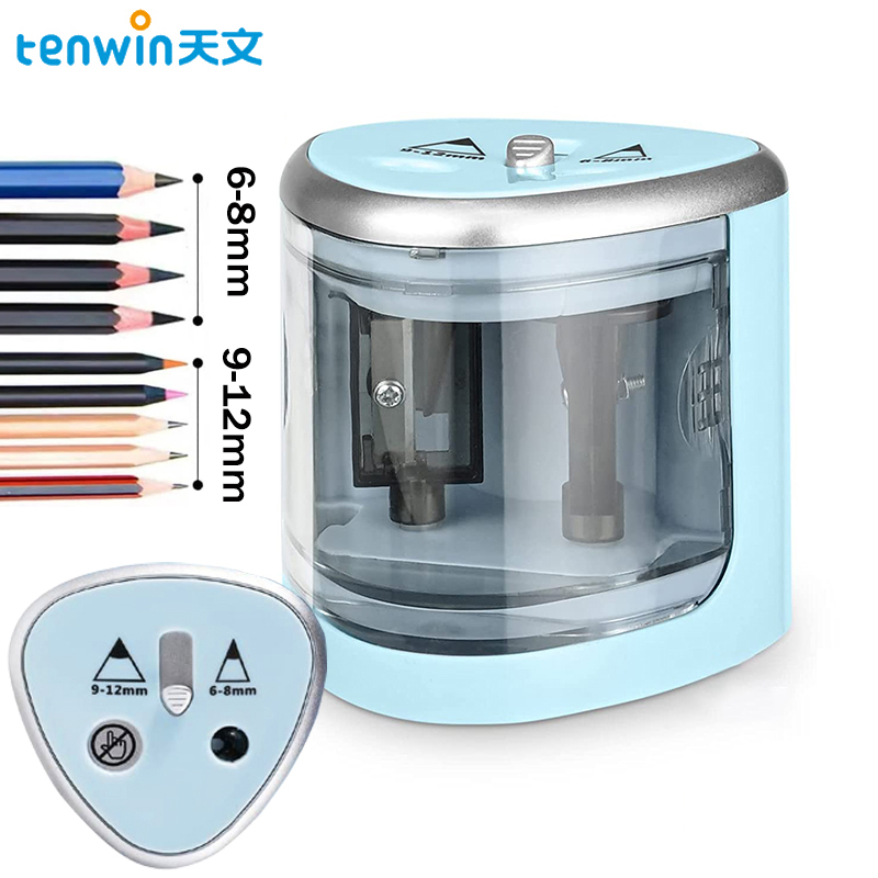 Electronics Gadgets For Home - Tenwin-Taille-crayon électrique automatique à deux trous,
