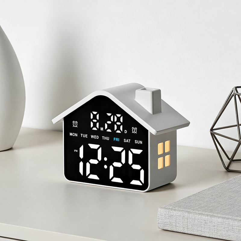 Réveil LED en forme de maison, - Modern Electronics Gadgets avis et prix