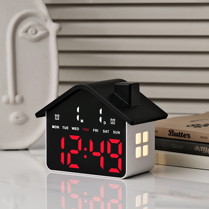 Réveil LED en forme de maison, - Modern Electronics Gadgets avis et prix