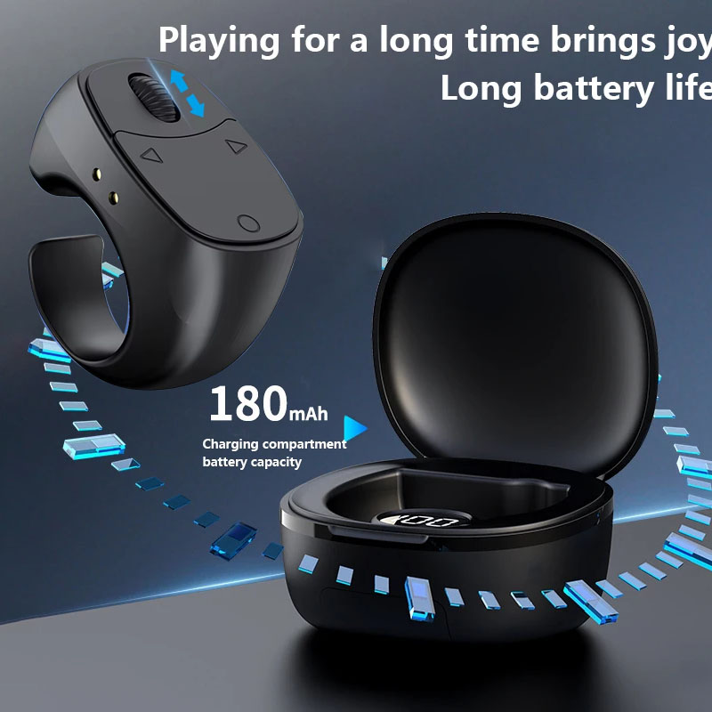 Anneau de doigt à rouleau Blue - Electronics Gadgets For Home avis et prix
