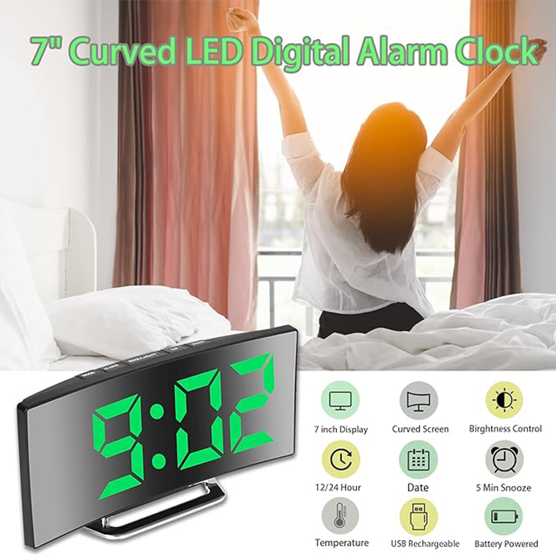 Réveil numérique LED avec écra - Modern Electronics Gadgets avis et prix