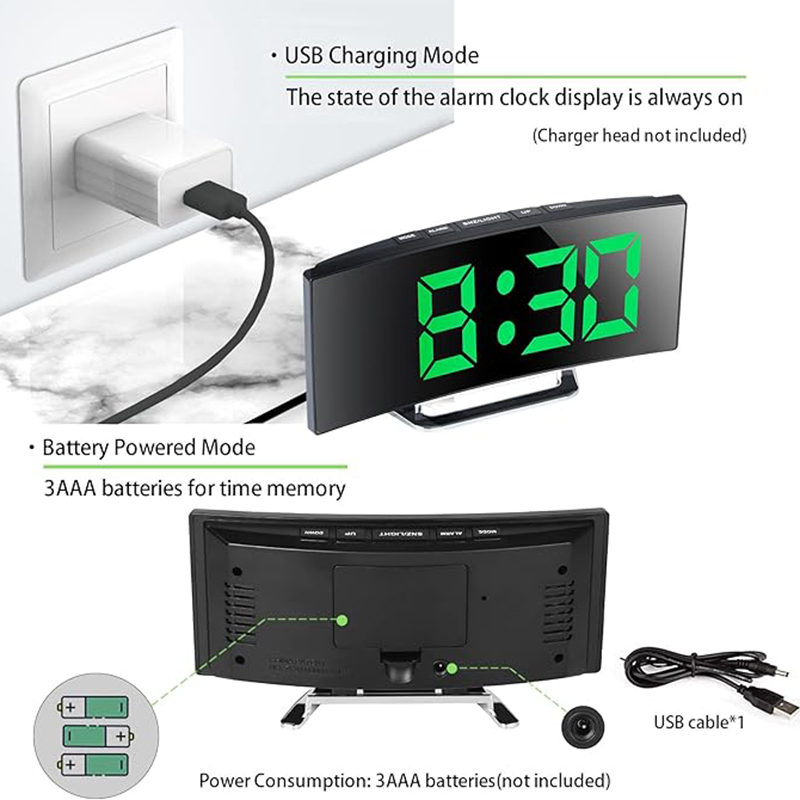 Réveil numérique LED avec écra - Modern Electronics Gadgets avis et prix
