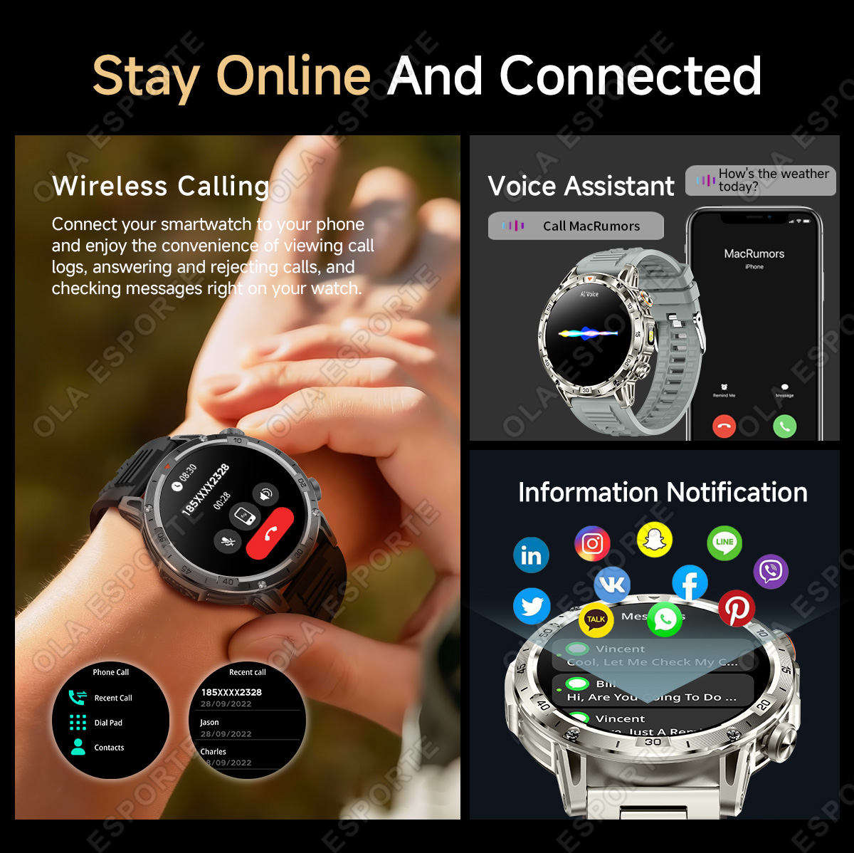 Nouvelle montre intelligente G - Electronics Gadgets For Home avis et prix